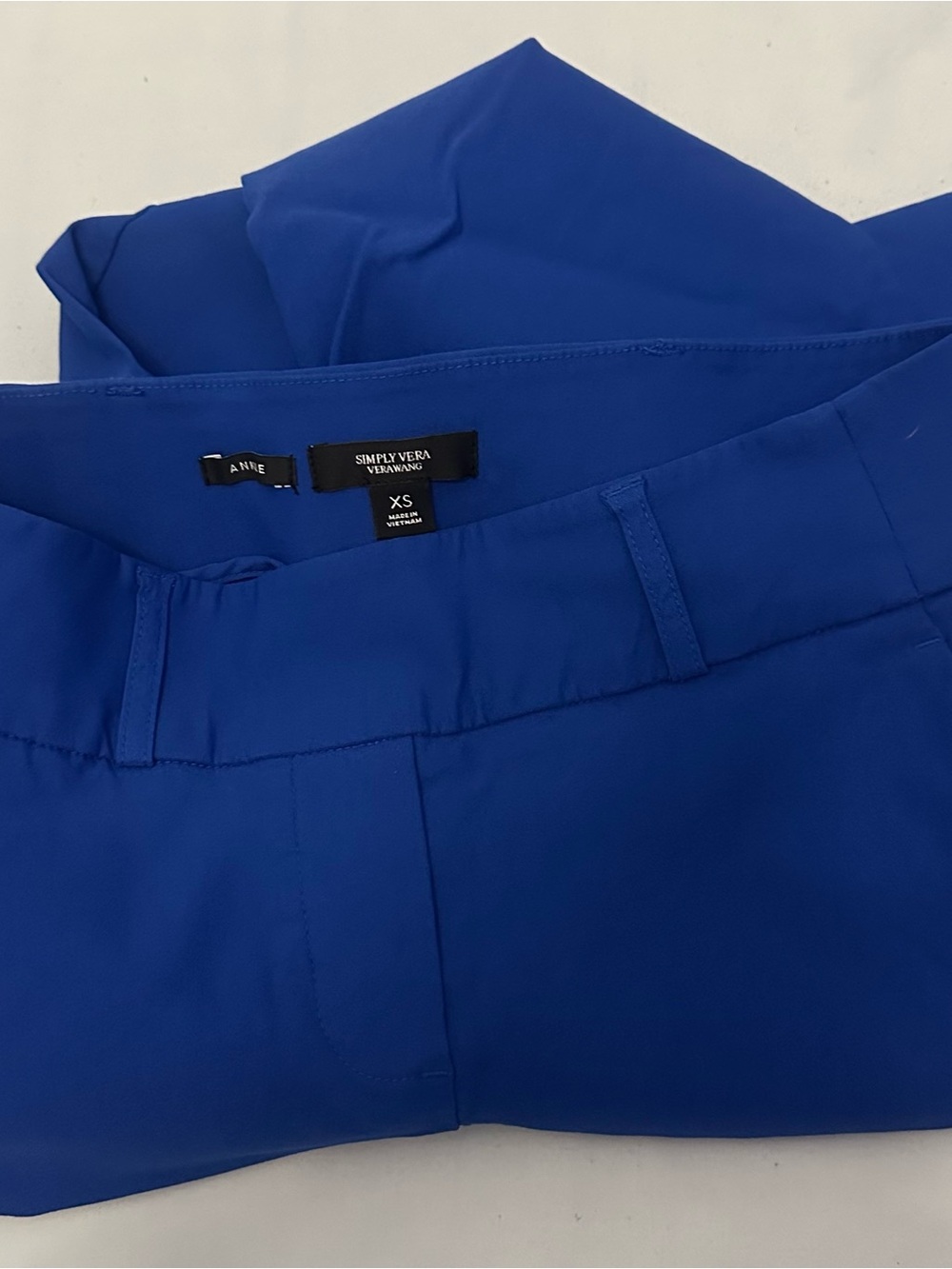 Simply Vera Vera Wang Cobalt Blue Cropped Pants